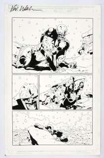 Kev Walker: Annihilation Nova No. 1 original art page No. 5 (Marvel Comics 2006). | Ewbank’s