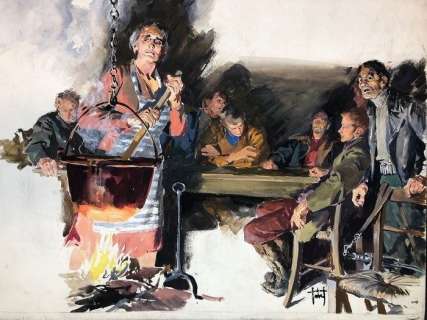 Giorgio Tabet - "A nord è la tua casa" Illustrazione Originale (Master Of Drawing) - Loose page | Catawiki