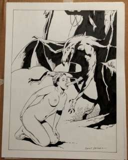 Saint Germain (Luciano Bernasconi) - Originele tekening - Mostri (Monsters) - Loose page | Catawiki