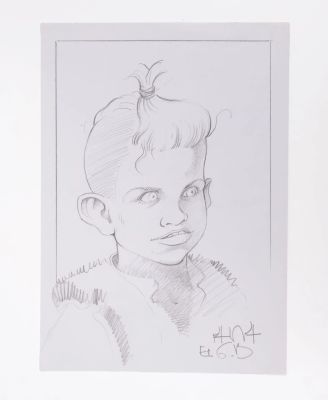 Bourgeon, François... | Lot 33 - BOURGEON, François (1945) Étude de personnage pour... | Drouot Estimations