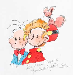 Fournier | Spirou et Fantasio, illustration Ã  l’encre de Chi… | Banque Dessinée