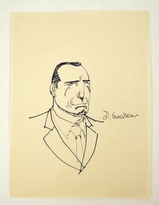 Goossens Daniel Dédicace... | GOOSSENS Daniel Dédicace ancienne sur feuille 28 x... | Vermot et Associés