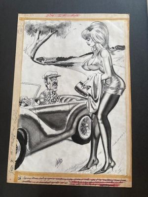 Bill Ward Original Conti Crayon Artwork - Signed By Bill Ward | eBay US (Buy It Now)