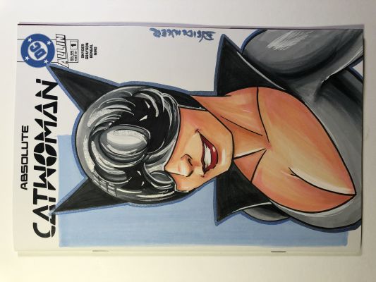 Dan Neidlinger | Absolute Catwoman Sketch Cover | Raremarq (Buy It Now)