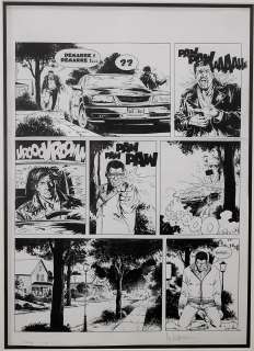 William VANCE Planche à l’encre de Chine de la BD XIII. "L’or de… | Laval Enchères