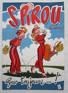 Spirou (Al Severin) - Originele tekening in kleur - Spirou & vous ! Pour toujours... ! - Loose page