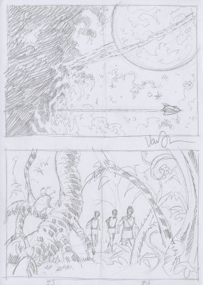 Van Dongen | Blake et Mortimer T. 31 La menace Atlante | Galerie Champaka