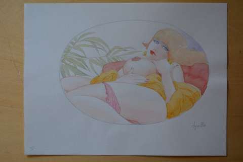 Leone Frollo - Illustrazione originale - Firmata - Loose page | Catawiki