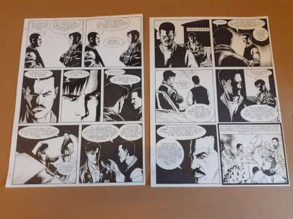 Lazarus Ledd - 2x tavole originali - Fabio Bartolini - Loose page - (1998)