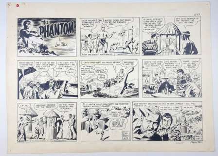 Sy Barry - Original Sunday Page "The Phantom" - Loose page - First edition - (1971) | Catawiki