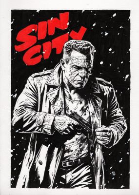 Avery Butterworth | Sin City Illustration | Raremarq (Buy It Now)