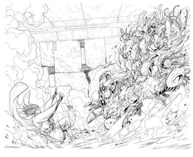 Mark Morales - Star Wars: The High Republic #13 PGS 16-17