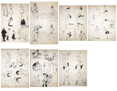 Lourdey Maurice (1860 - 1934) - Collection of humorous and satirical drawings for Le rire, Gil Blas, Le petit journal… | Capitolium Art