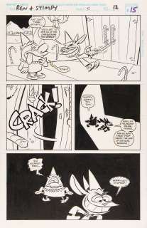 The Ren & Stimpy Show Original Comic Book Artwork | RR Auction