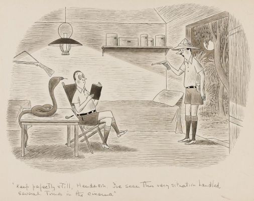 Lot 213 - Richard Taylor, (1902-1970), "Keep perfectly still..." 1940. | Swann Galleries