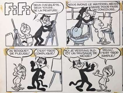 Hubinon, Victor - Originele pagina - Fifi - (1951) | Catawiki
