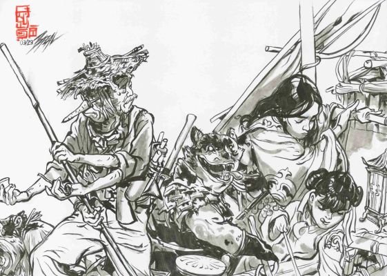 Cyberpunk Beast – Kim Jung Gi Tribute | Corner4art