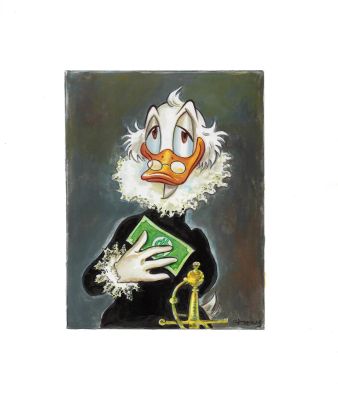 Scrooge McDuck Portrait – Inspired by El Greco | Corner4art