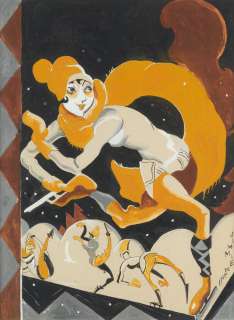 (THE NEW YORKER.) JAMES DAUGHERTY. Skaters on the Ice. | Swann Galleries