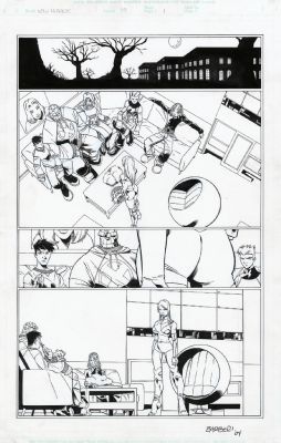 Carlo Barberi | New Mutants Issue 10 Page 1 | Comic Art Source