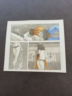 Joël Alessandra - Planche érotique originale - Errance en Mer Rouge - (2014)