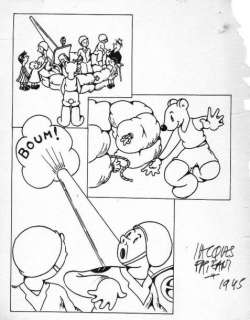 Faizant Jacques (1918-2006) | FAIZANT Jacques Â«Oscar et les AllumettesÂ». Ensemble de 22 planches et& | Tessier Sarrou