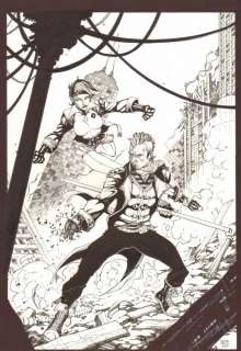 Oliver Nome - Gambit and rogue remix commission - signed