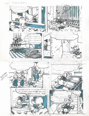 Victor Arriagada Rios ("Vicar") - Handdrawn Originals | 3.) Walking Disaster | Galerie Laqua