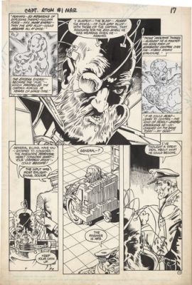 Broderick CAPTAIN ATOM 1 pg 17 BIRTH OF THE MODERN DAY CAPTAIN ATOM HISTORIC WOW | eBay US