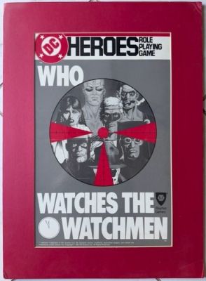 Vintage Original Mayfair Watchmen Retail Promo Poster Matted Very Rare 1986 | eBay US (Buy It Now)