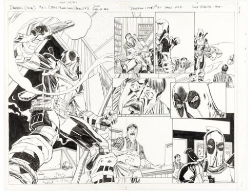 Koblish DEADPOOL 3.1 pgs 2+3 FIRST APPEARANCE PAGES MEXICAN DEADPOOL MASACRE | eBay US