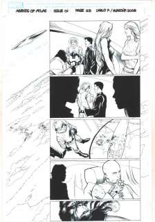 Jason Paz - Agents of Atlas #1 P.23 - Blue Line Ink Art Only - 2009