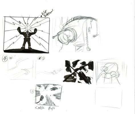 Dave Bullock Hand-Drawn Comic Illustration for Covers and Book DC M4 | Charles Scott Gallery