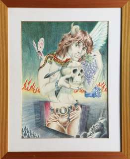 Peter Pontiac, Jim Morrison original drawing for magazine "Oor" | Comic Art Masters