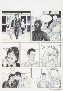 Casotto Giovanna | Planche 9 d’un récit érotique italien Encre de chine,... | Vermot et Associés