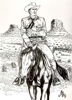 Tex - D. Statella - illustrazione originale - Loose page | Catawiki