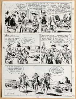 Tex n. 199 - Giovanni Ticci - tavola originale "A sud di Nogales" - Loose page - (1977) | Catawiki