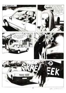 Dylan Dog n. 58 - Tavola Originale "la clessidra di pietra" ROI - Loose page - (1991) | Catawiki