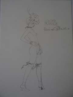 Erich von GÃ¶tha - Dessin original - Lolotte Franville - Format: Â± 21 x 30 cm. | Catawiki