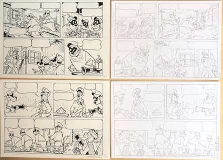 Walt Disney - Ferraris - 2x Tavole originali + preliminari "Easy as a child’s Play" H1/H2 - Loose page | Catawiki