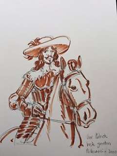 Venanzi, Barison, Hulet, Arnoux, Paul Teng e.a. - 20x Originele tekening (dédicace) op los blad papier | Catawiki