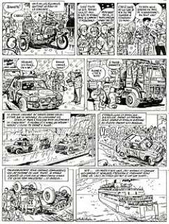 Wasterlain, Marc - Planche originale - Jeannette Pointu T2 - Quatre x Quatre - (1986) | Catawiki