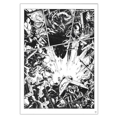 Romain Baudy | Souterrains - Page originale 49 | Achetez de l’Art