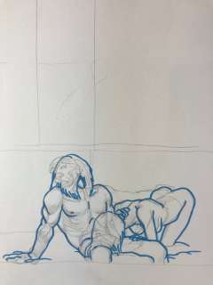 Andrea Pazienza - illustrazione originale "Qualcosa non va" - Loose page | Catawiki