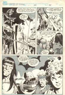 Al Williamson, Steve Carr - Savage Sword of Conan, the #186 P.45 - Close-Up And Dark Knight Killing - 1991