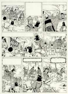 Martin | Alix - L’Empereur de Chine Encre de Chine pour la planche 43 de | Millon