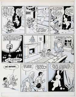 Cézard - Arthur le fantôme, planches n°5 et 6 Ã  l‘encre …