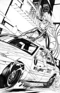 J. Scott Campbell | Original Art: Mary Jane and Black Cat #3 | J. Scott Campbell