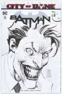 Jim Lee Batman #75 Sketch Cover Variant Original Art (DC, 2019) CGC Signature Series NM/MT 9.8 White pages. Joker - | Heritage