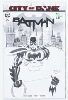 Tim Sale Batman #75 Sketch Cover Variant Original Art (DC, 2019) CGC Signature Series NM/MT 9.8 White pages. Batman - | Heritage